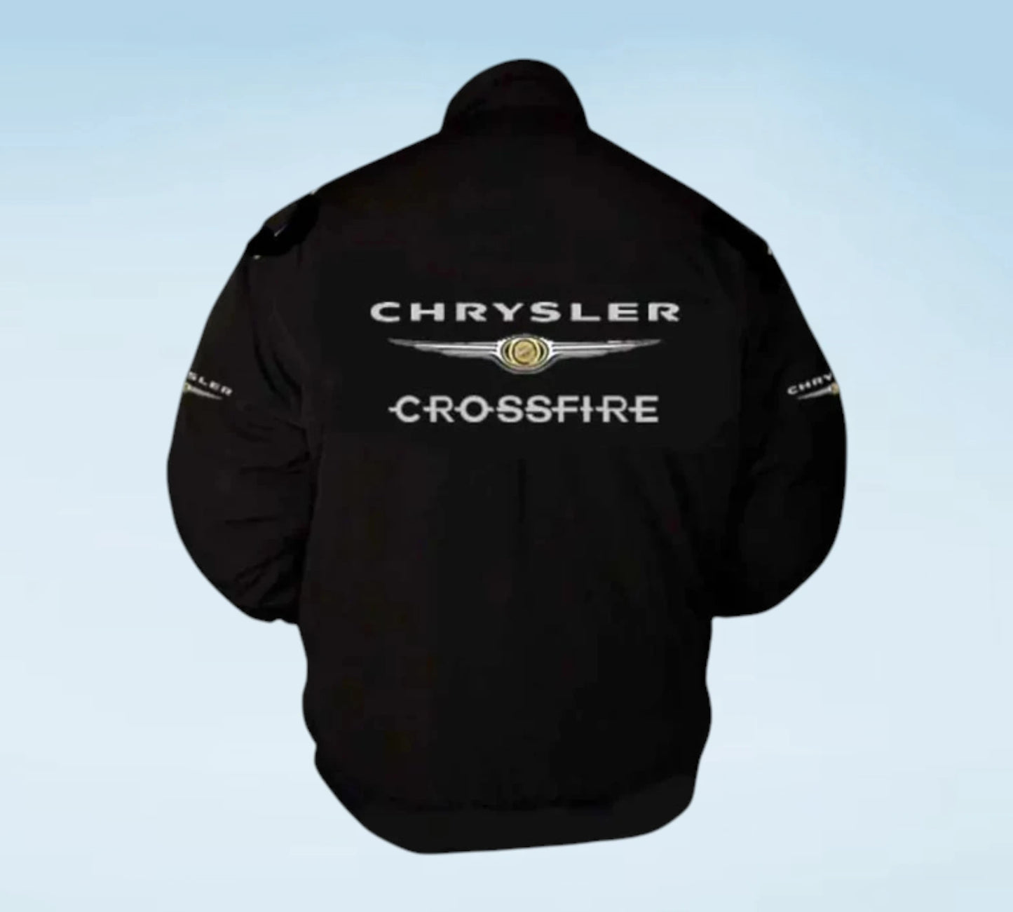 Shop the Chrysler Crossfire Vintage Racing Jacket today and add iconic automotive-inspired outerwear to your wardrobe.