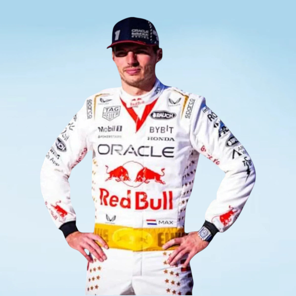 2023 Red Bull Racing Max Verstappen F1 Replica Race Suit