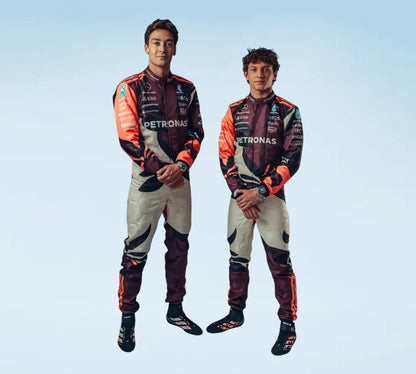 2025 George Russell, Andrea Kimi Antonelli, Valtteri Bottas & Doriane Pin Team Mercedes-AMG Petronas Replica F1 Race Suit – Premium Motorsport Racewear