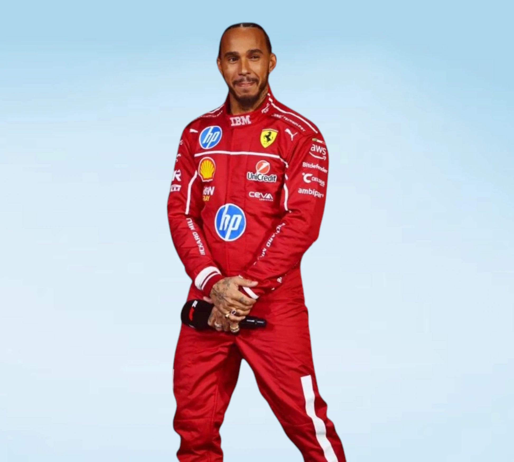 2025 Ferrari F1 Race Suit Lewis Hamilton Edition | Racing Suit & Motorsport Apparel