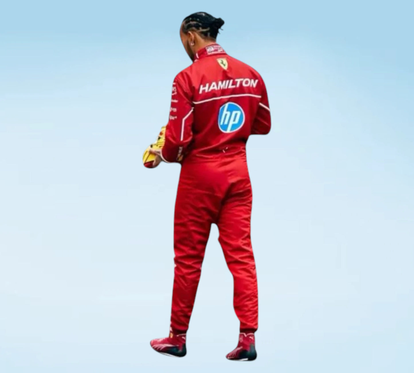 Lewis Hamilton Scuderia Ferrari HP Formula 1 Race Suit 2025 | Custom Racewear