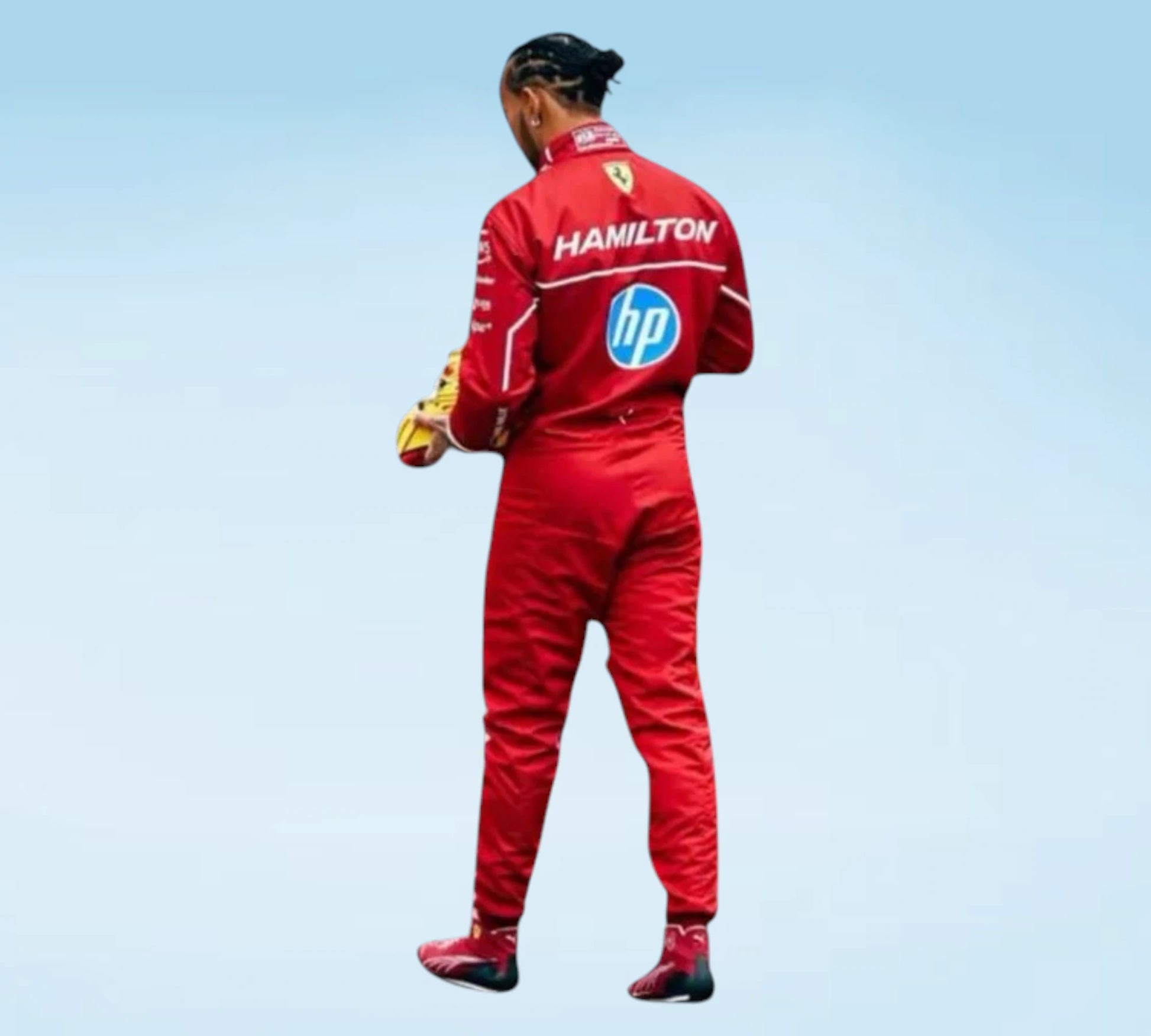 Lewis Hamilton Scuderia Ferrari HP Formula 1 Race Suit 2025 | Custom Racewear