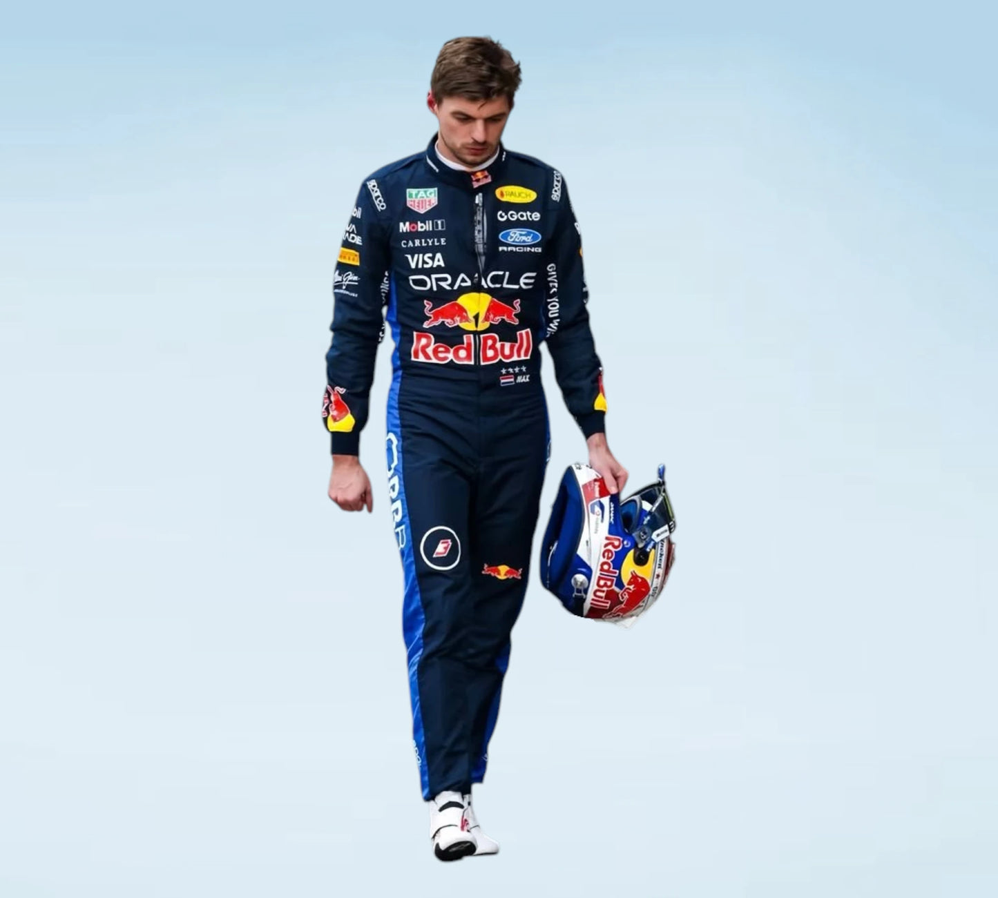 Max Verstappen 2025 Race Suit – Professional Motorsport Inspired Design

2025 Oracle Red Bull Racing Max Verstappen Replica Racing Suit

Max Verstappen Formula 1 World Champion 2025 Inspired Racing Suit