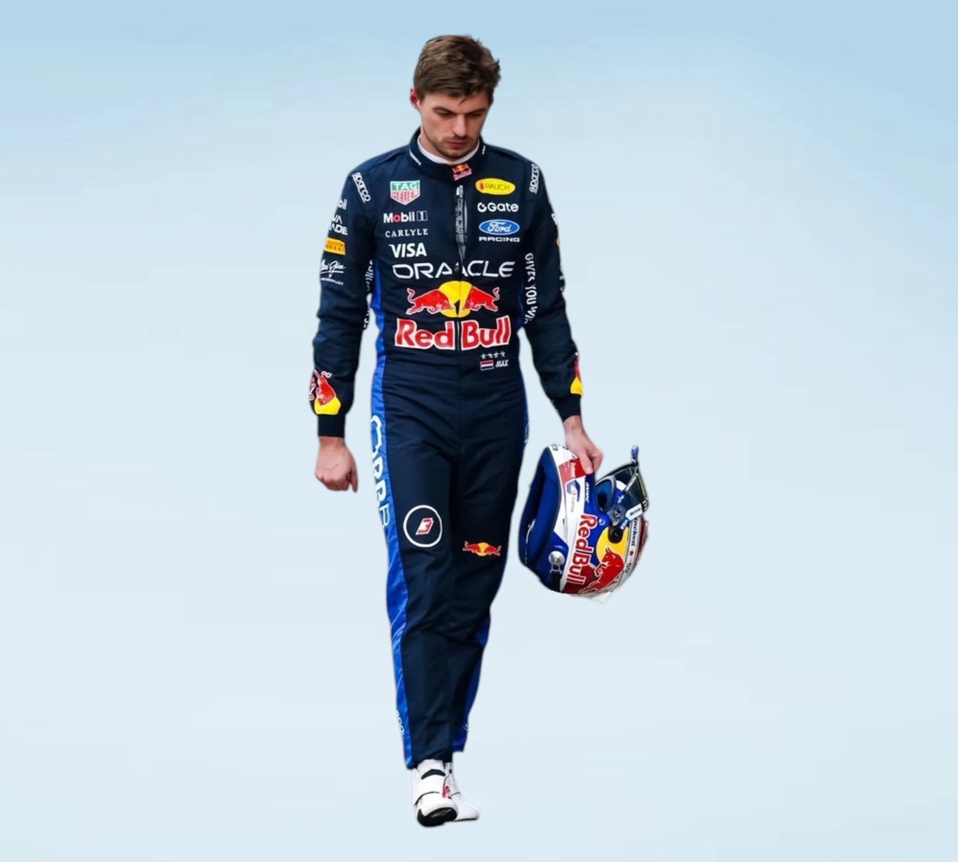 Max Verstappen 2025 Race Suit – Professional Motorsport Inspired Design

2025 Oracle Red Bull Racing Max Verstappen Replica Racing Suit

Max Verstappen Formula 1 World Champion 2025 Inspired Racing Suit