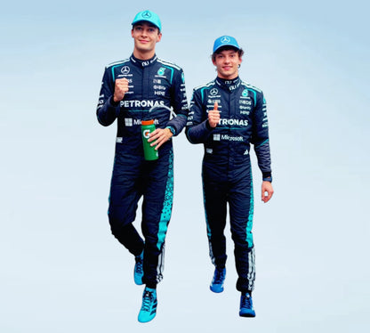 2026 Mercedes-AMG Petronas F1 Team Racing Suit – Andrea Kimi Antonelli & George Russell Professional Personalized Inspired Edition