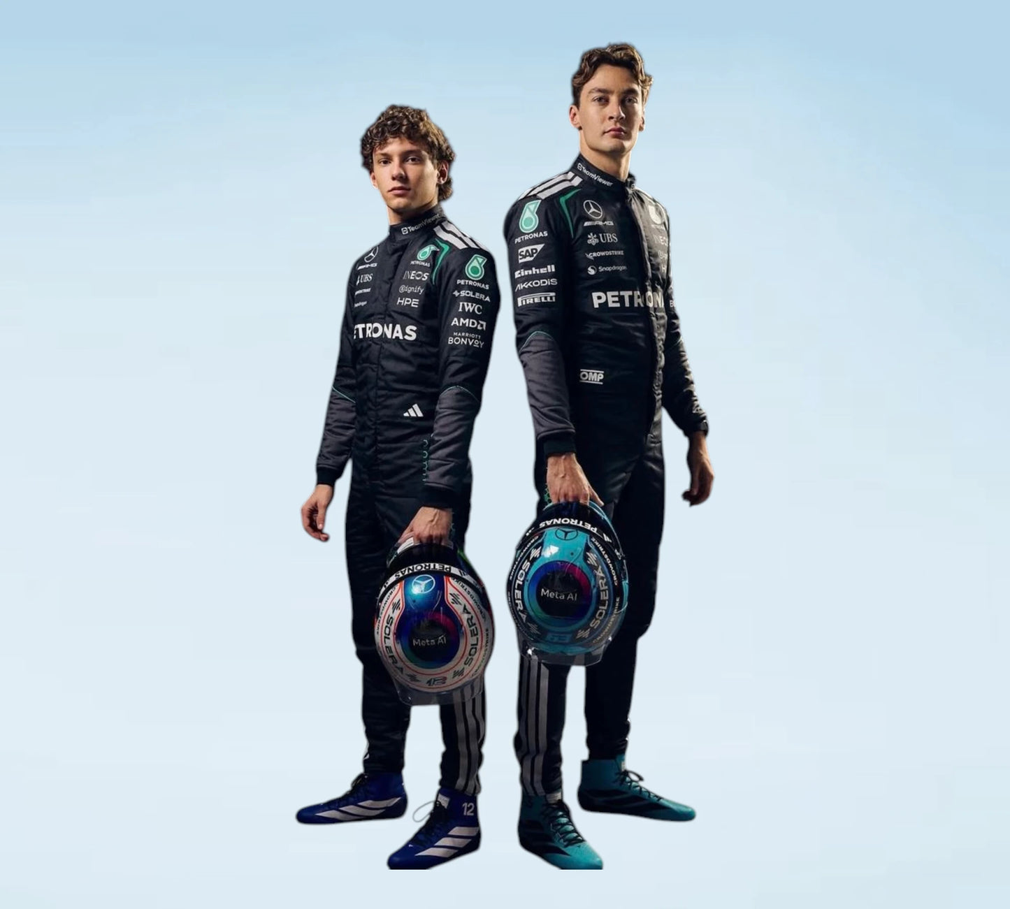 2026 Formula 1 Mercedes Racing Suit for Fans & Collectors
Mercedes F1 Replica Racing Suit 2026 – Russell & Antonelli Driver Edition