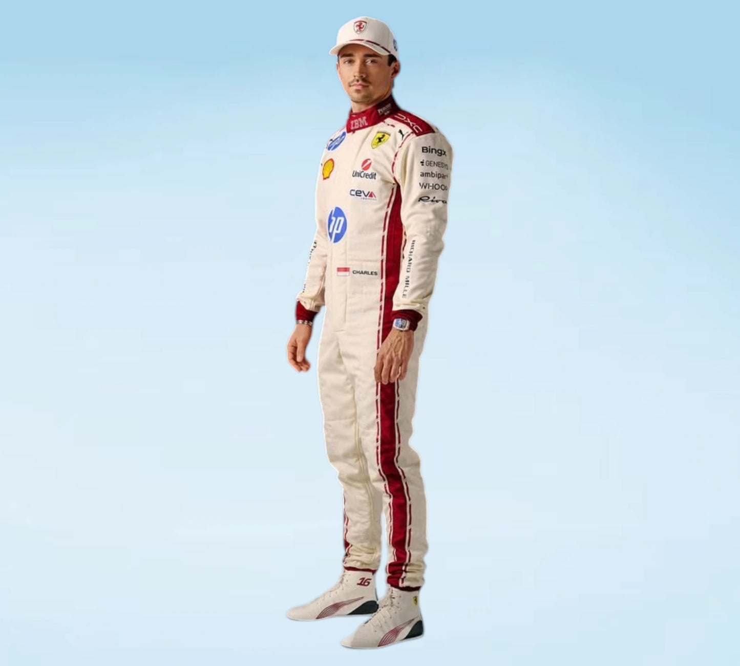 Charles Leclerc Scuderia Ferrari Monaco Grand Prix Racing Suit 2026
2026 Charles Leclerc Ferrari Monaco GP Formula 1 Replica Racewear