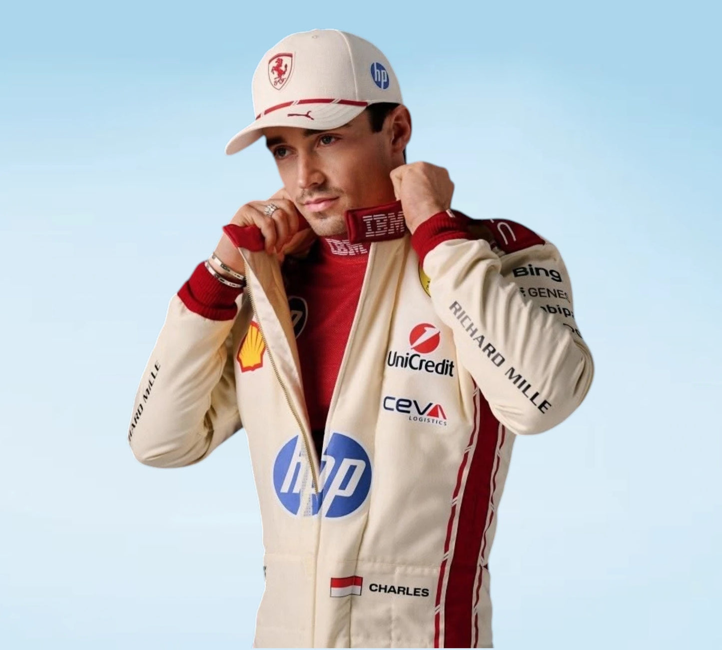 2026 Charles Leclerc Monaco Grand Prix Scuderia Ferrari HP F1 Replica Racing Suit – Premium Racewear