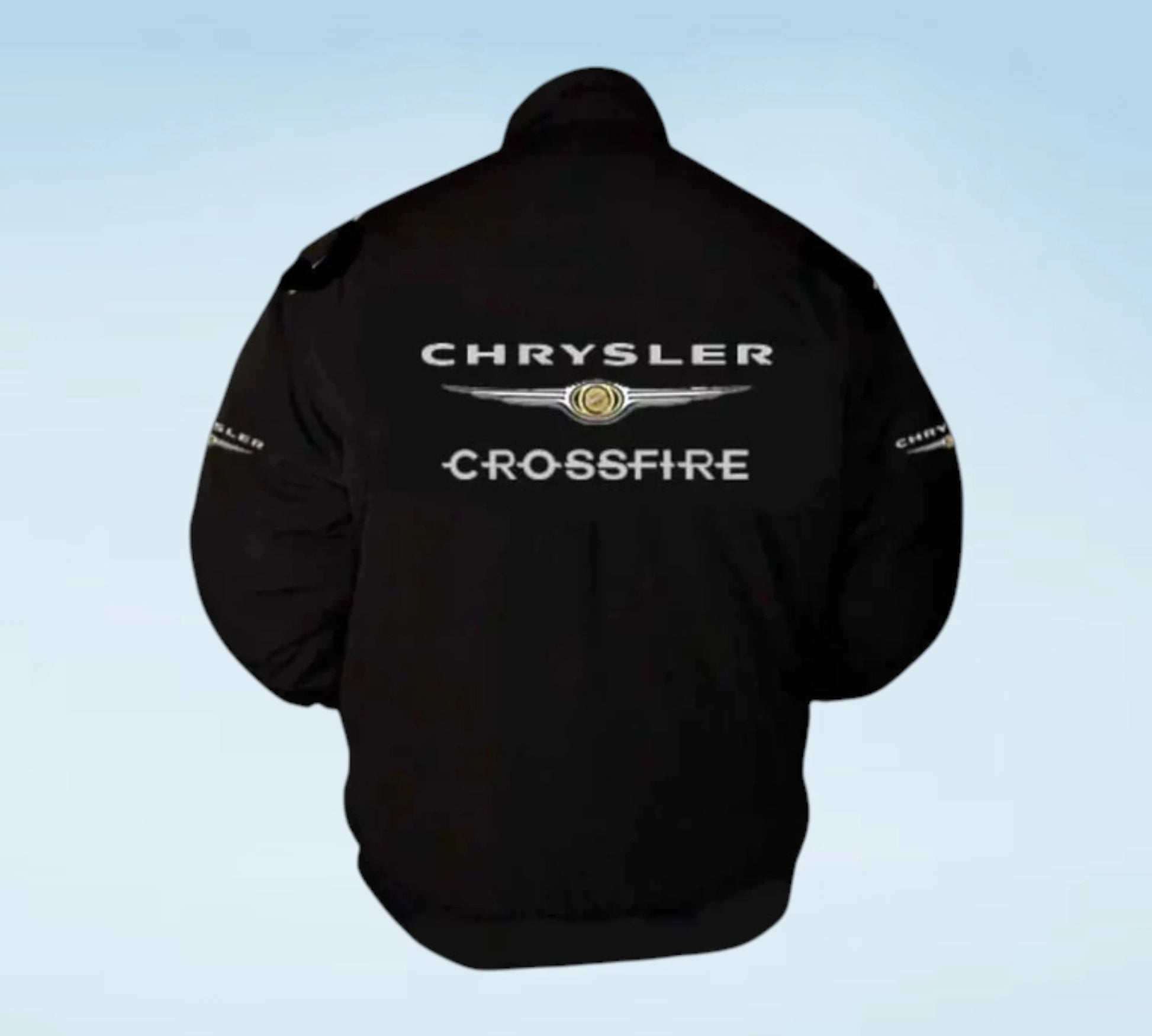 Shop the Chrysler Crossfire Vintage Racing Jacket today and add iconic automotive-inspired outerwear to your wardrobe.