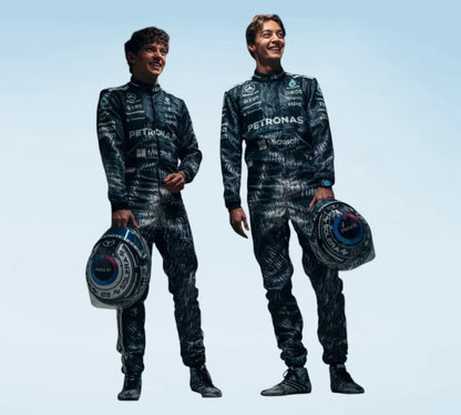 2026 George Russell & Kimi Antonelli Personalized Formula 1 Race Suit
Japanese Grand Prix 2026 F1 Racing Suit – George Russell & Antonelli