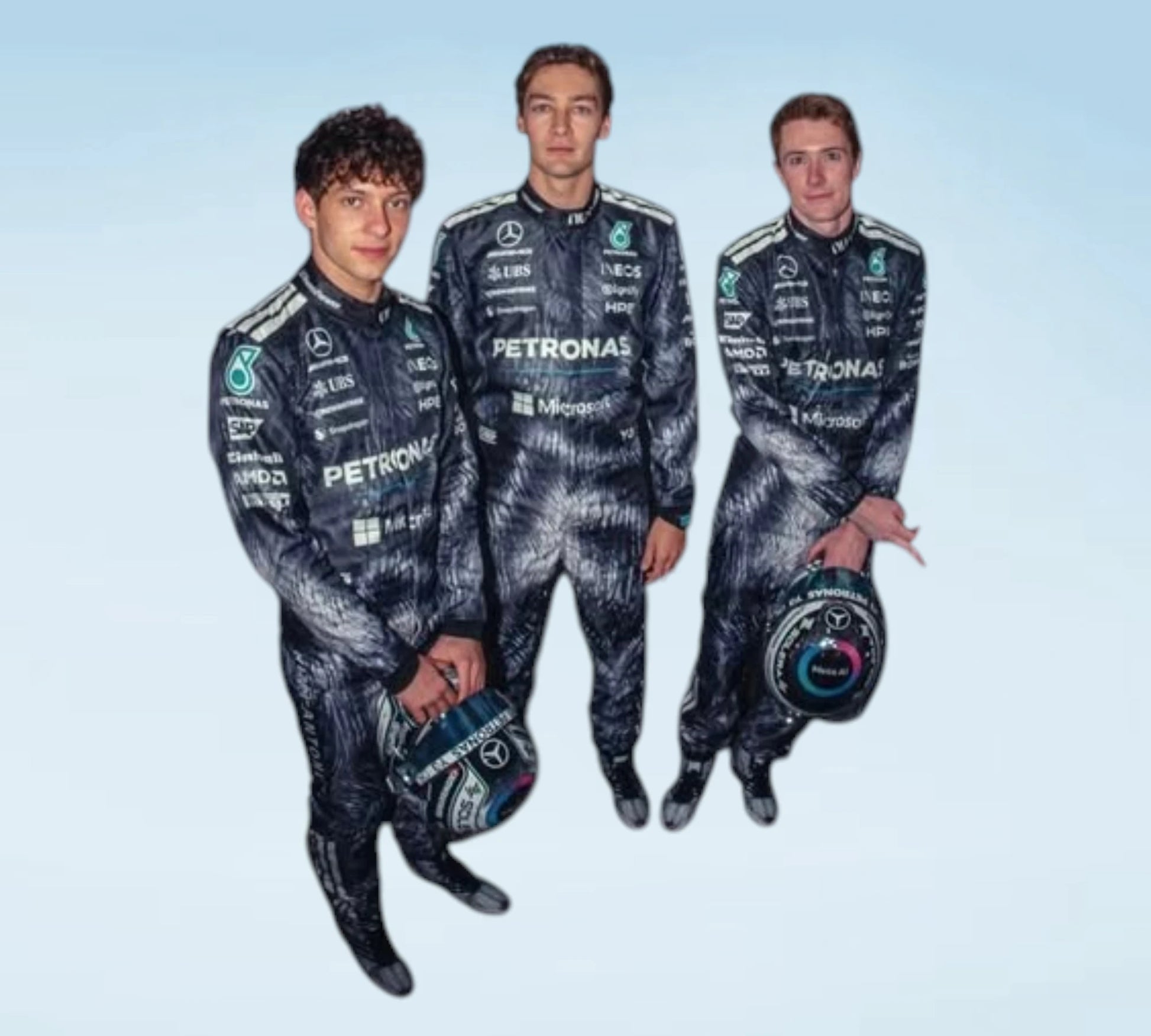 2026 Japanese GP Mercedes F1 Racing Suit – Russell & Antonelli Edition
Professional Inspired George Russell & Andrea Kimi Antonelli Racing Suit 2026