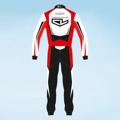 2021 Charles Leclerc Go Kart Suit Replica – Racing Overall for Karting and Motorsport