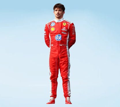 Charles Leclerc 2026 Scuderia Ferrari HP F1 Team Replica Racing Suit – Premium Formula 1 Racewear