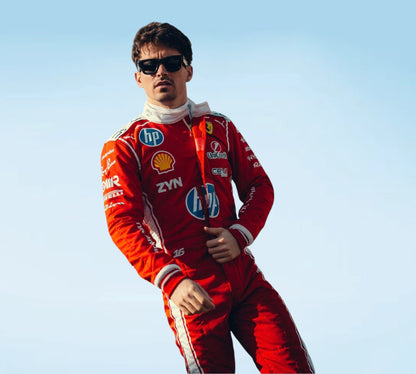 Charles Leclerc 2026 Ferrari F1 Replica Racing Suit
2026 Charles Leclerc Ferrari HP Formula 1 Racing Suit