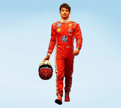 2026 Charles Leclerc Ferrari HP Formula 1 Replica Racing Suit for F1 Fans & Collectors