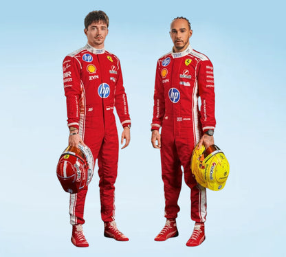 Scuderia Ferrari HP F1 Team Replica Racing Suit | Charles Leclerc & Lewis Hamilton Edition
Charles Leclerc Lewis Hamilton Ferrari Formula 1 Racing Suit | Premium Team Replica Racewear
2025 Scuderia Ferrari HP F1 Team Racing Suit | Charles Leclerc & Lewis Hamilton Replica