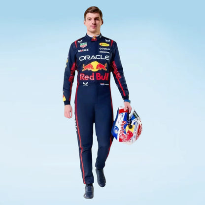Max Verstappen 2025 Team Red Bull Replica F1 Racing Suit