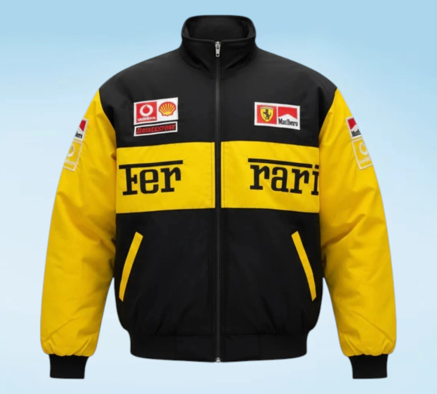 Ferrari Formula 1 Vintage Racing Jacket Black & Yellow Edition