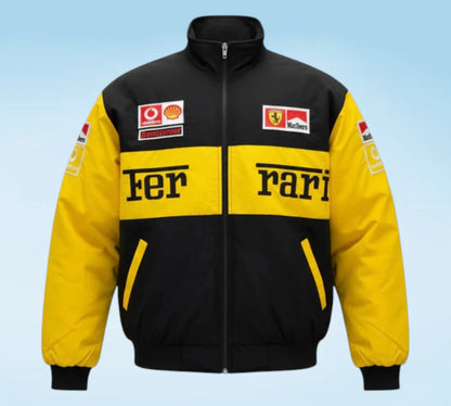 Ferrari Formula 1 Vintage Racing Jacket Black & Yellow Edition
