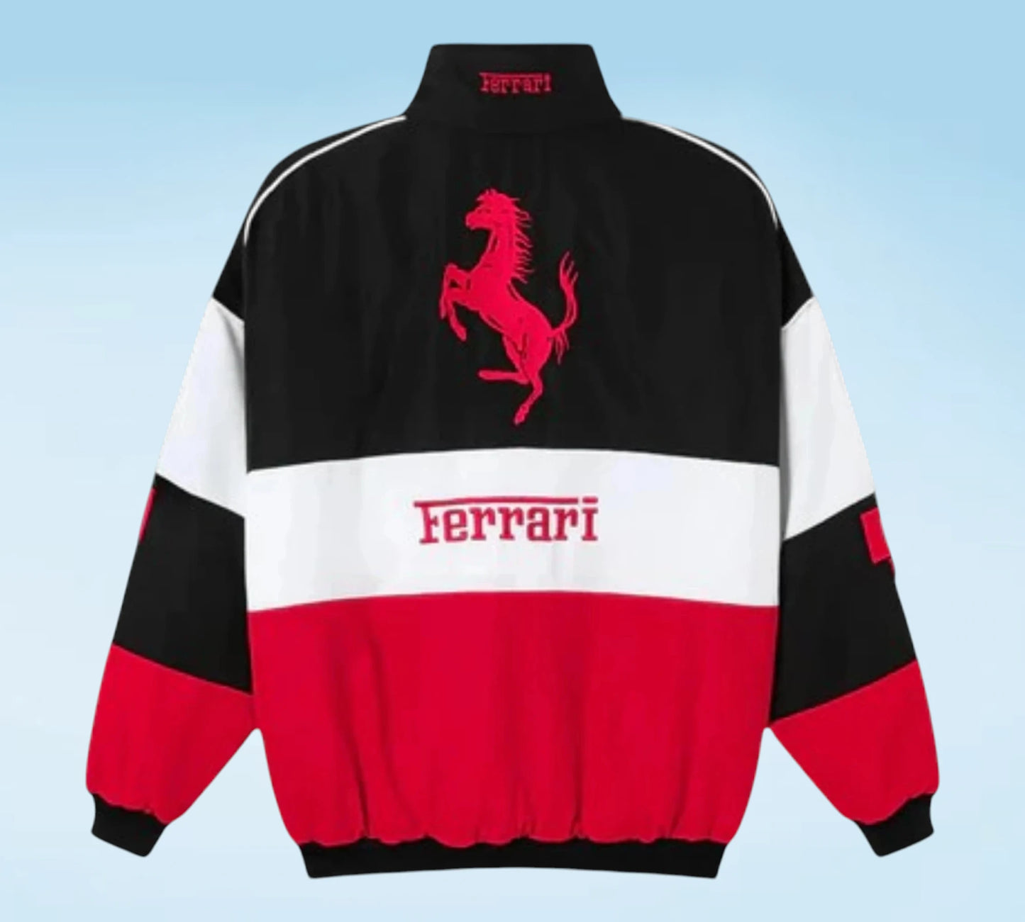 Ferrari F1 Vintage Racing Jacket | Classic Formula 1 Team Jacket