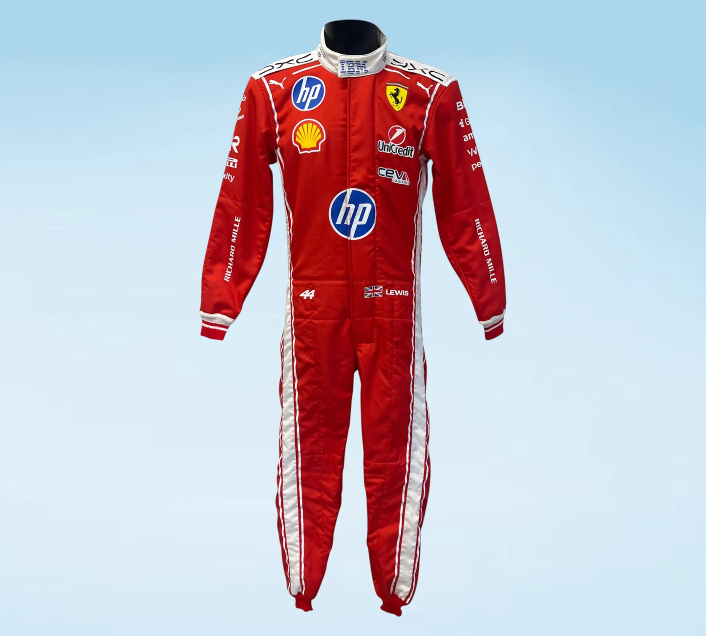 New 2026 Lewis Hamilton Scuderia Ferrari HP Replica F1 Race Suit