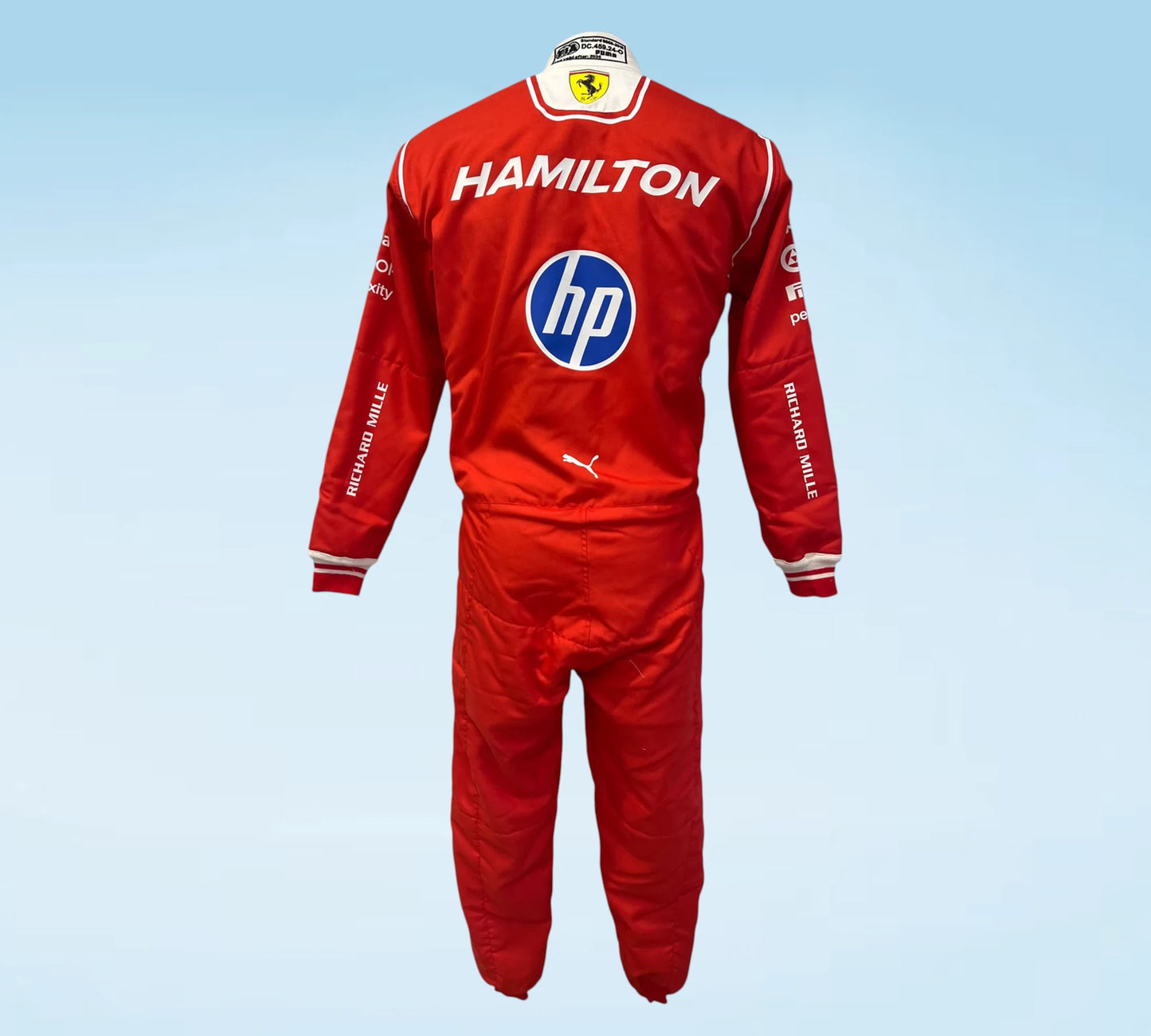New 2026 Lewis Hamilton Scuderia Ferrari HP Replica F1 Race Suit