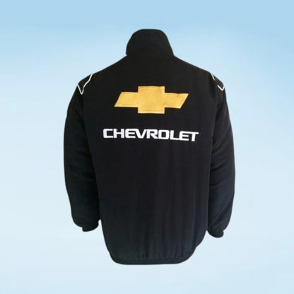Chevrolet Motorsport Bomber Jacket Black Performance Racing Jacket