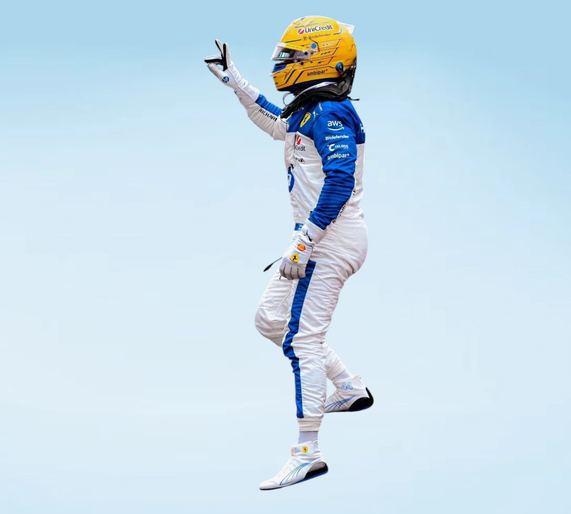 2025 Miami Grand Prix Ferrari F1 Suit | Lewis Hamilton Racing Suit Replica