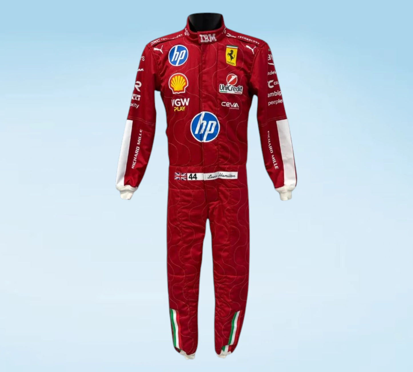 Lewis Hamilton Ferrari Monza GP Racewear | 2025 F1 Racing Suit