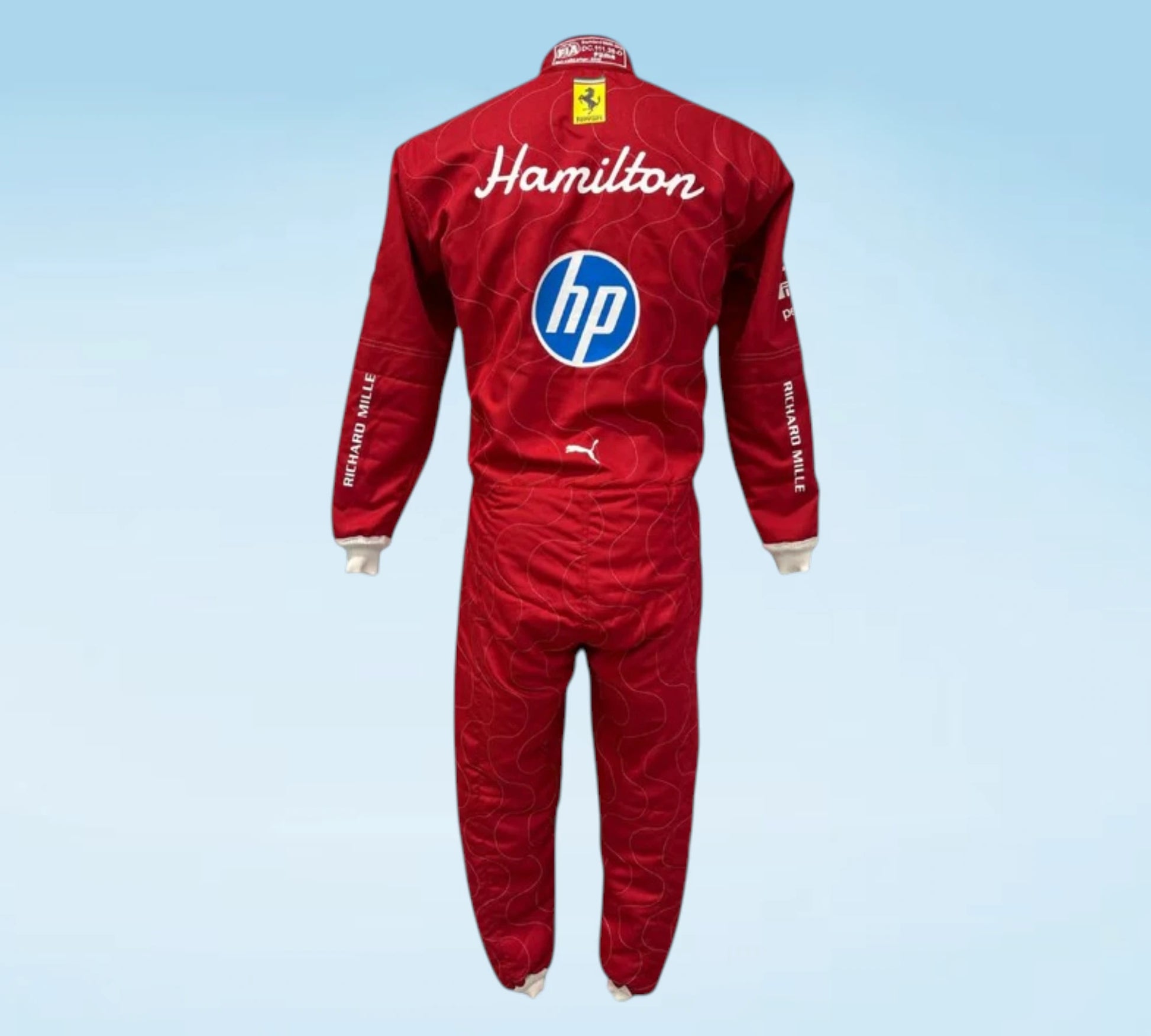 2025 Formula 1 Monza Grand Prix Lewis Hamilton Ferrari Race Suit