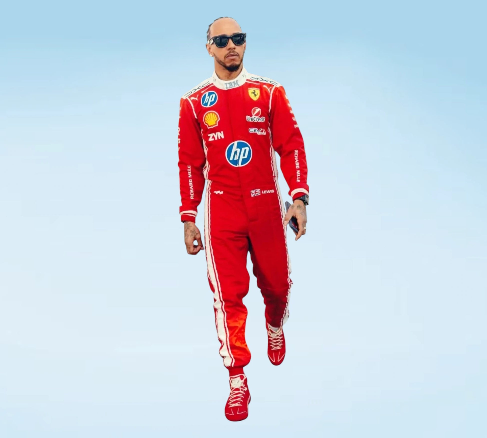 Lewis Hamilton Scuderia Ferrari HP 2026 Formula One Racing Suit