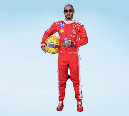 Buy Lewis Hamilton 2026 Ferrari HP F1 Team Replica Racing Suit