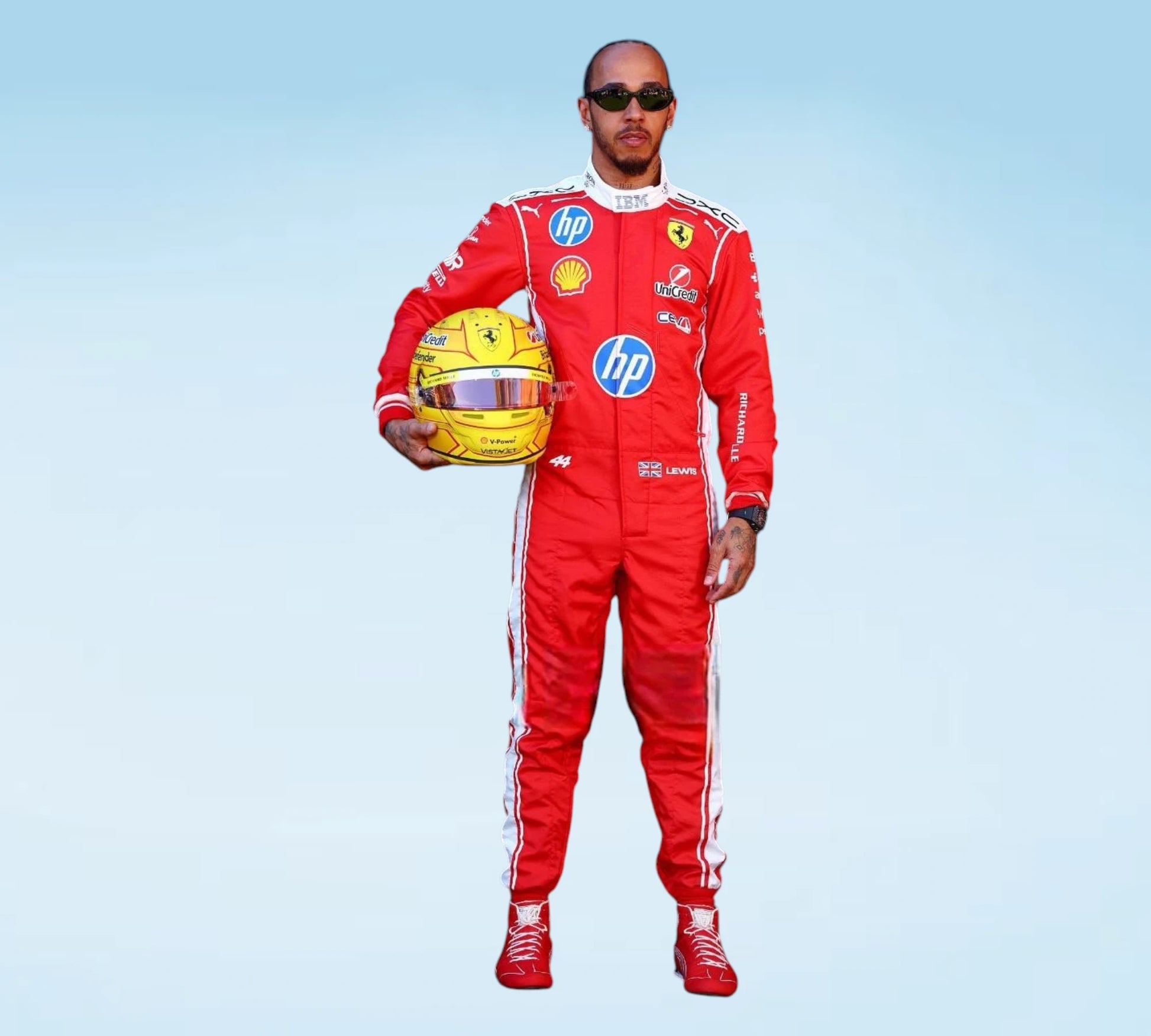 Lewis Hamilton 2026 Scuderia Ferrari HP F1 Team Replica Racing Suit