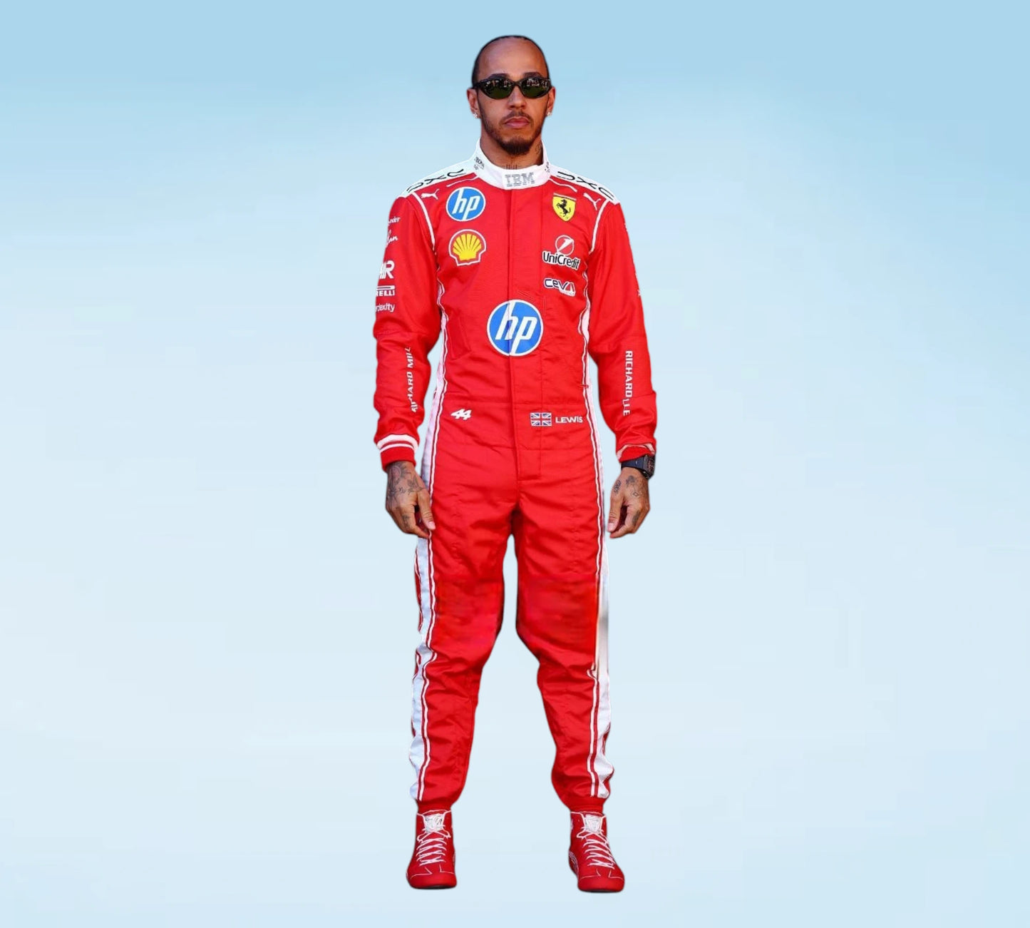 2026 Ferrari F1 Team Lewis Hamilton Replica Racing Suit for Sale