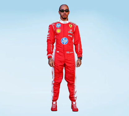 2026 Ferrari F1 Team Lewis Hamilton Replica Racing Suit for Sale