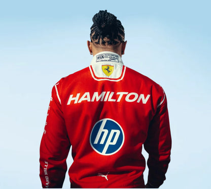 NEW 2026 Lewis Hamilton Scuderia Ferrari HP F1 Race Suit Replica