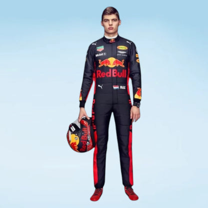Max Verstappen 2017 F1 Race Red Bull Suit