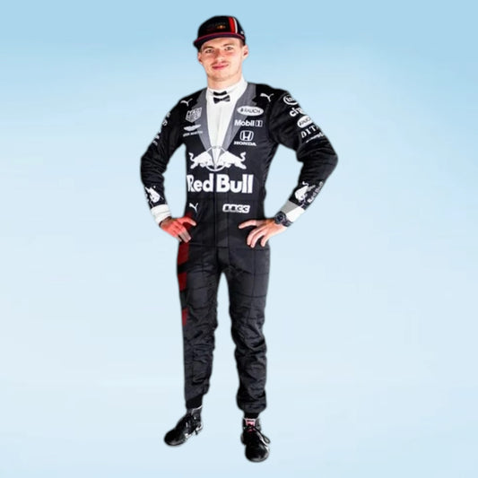 Oracle Red Bull F1 Team Max Verstappen Replica Racing Suit