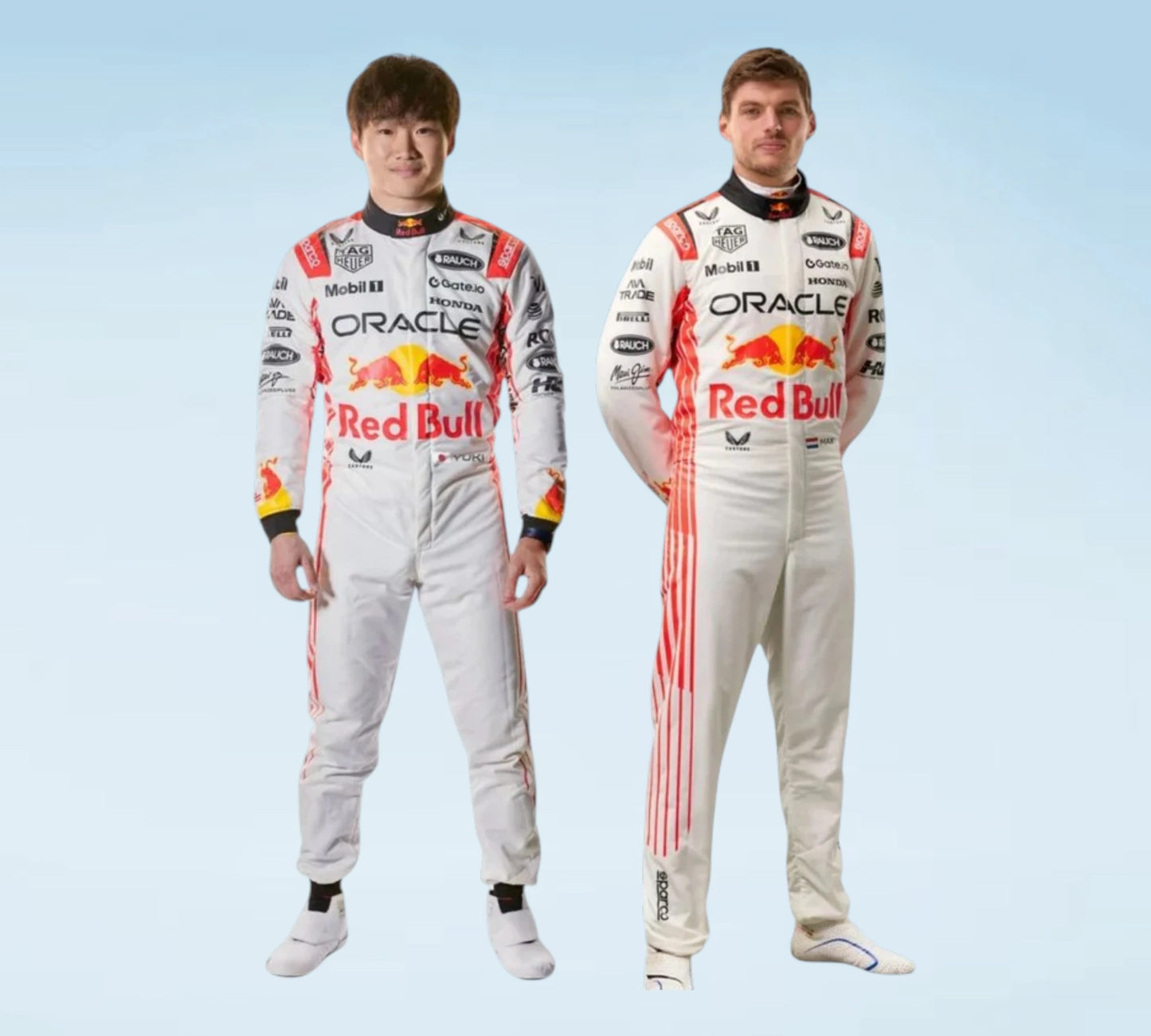 2025 Oracle Red Bull Racing Japanese GP Racing Suit – Verstappen & Tsunoda
Max Verstappen & Yuki Tsunoda Professional Inspired F1 Racing Suit 2025