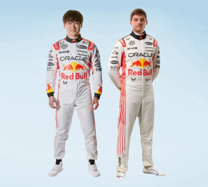 2025 Oracle Red Bull Racing Japanese GP Racing Suit – Verstappen & Tsunoda
Max Verstappen & Yuki Tsunoda Professional Inspired F1 Racing Suit 2025