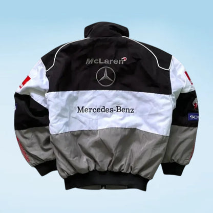 McLaren Mercedes Santander F1 Vintage Racing Jacket