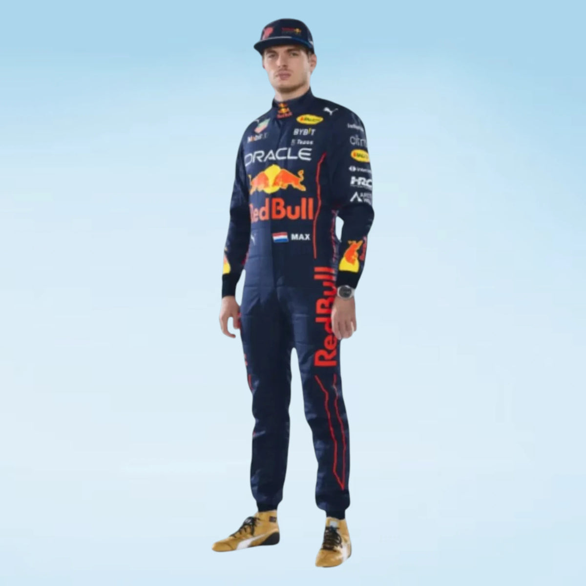 2022 Max Verstappen F1 Race Suit Honda Red Bull Replica