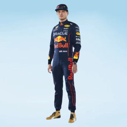 2022 Max Verstappen F1 Race Suit Honda Red Bull Replica