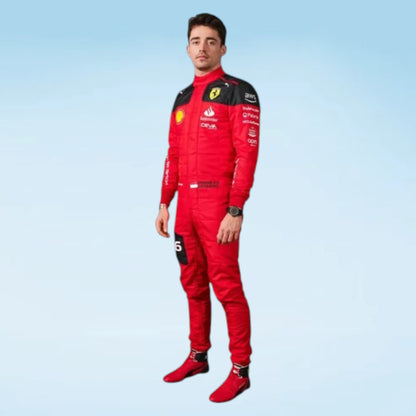 2023 Charles Leclerc Ferrari F1 team replica race suit