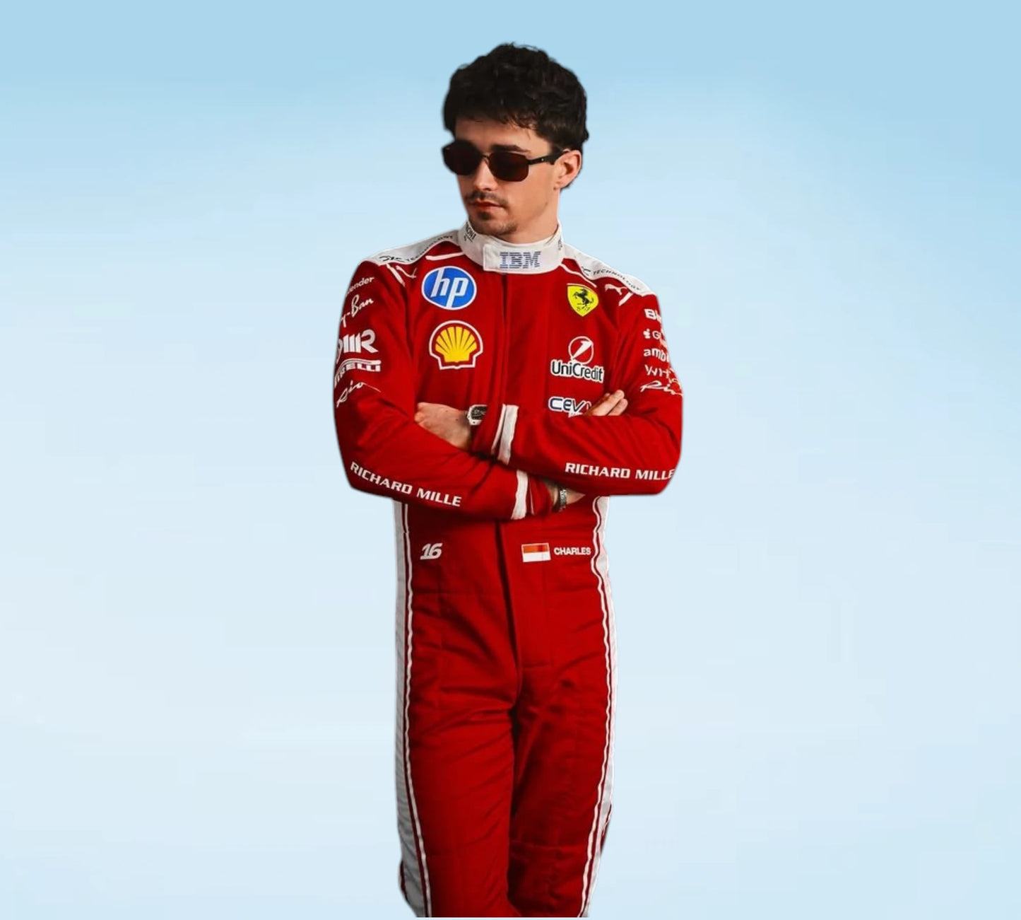 2026 Charles Leclerc Ferrari Replica F1 Race Suit | Scuderia Ferrari HP – Speedx Crafts