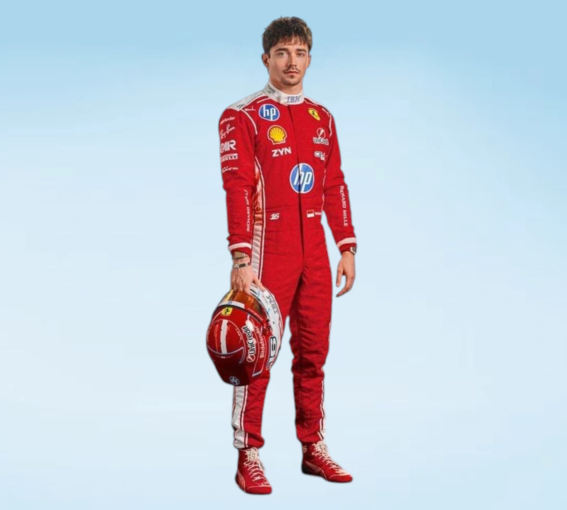 2026 Charles Leclerc & Lewis Hamilton Scuderia Ferrari HP F1 Team Replica Racing Suit | Craze Racewears