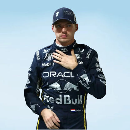 2025 Max Verstappen Red Bull Singapore GP Formula One Race Suit