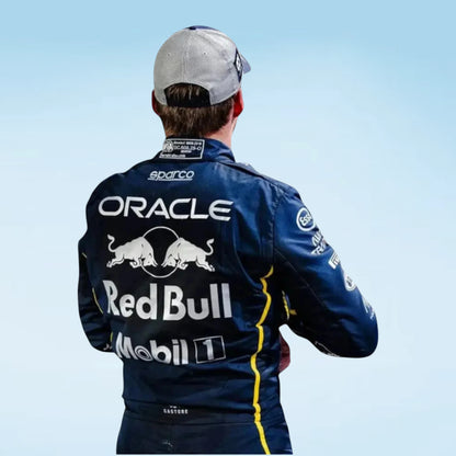 2025 Max Verstappen Red Bull Singapore GP Formula One Race Suit