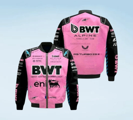 Pierre Gasly 2025 BWT Alpine F1 Racing Jacket Personalized Inspired for Formula 1 Fans